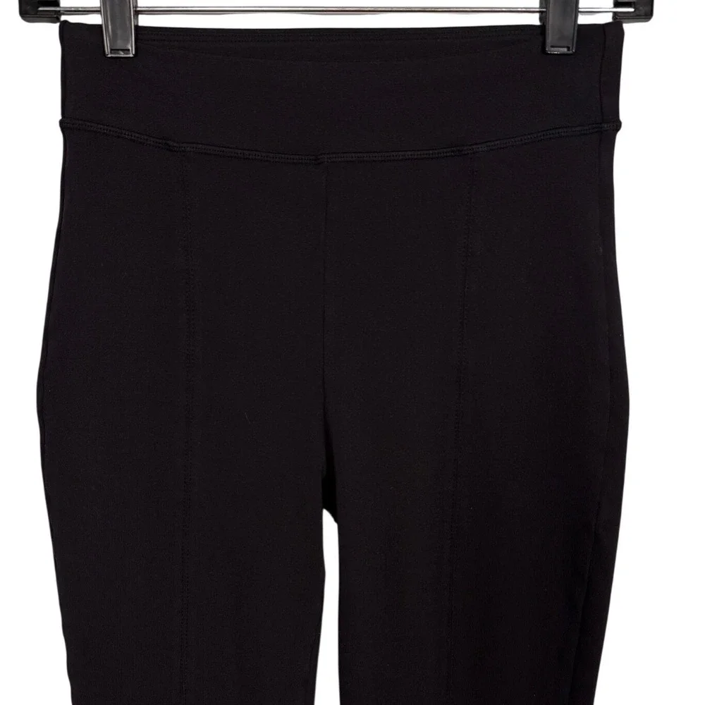 ALO YOGA Women's Airbrush High-Waist Kick-Back Legging, Black, Size Small